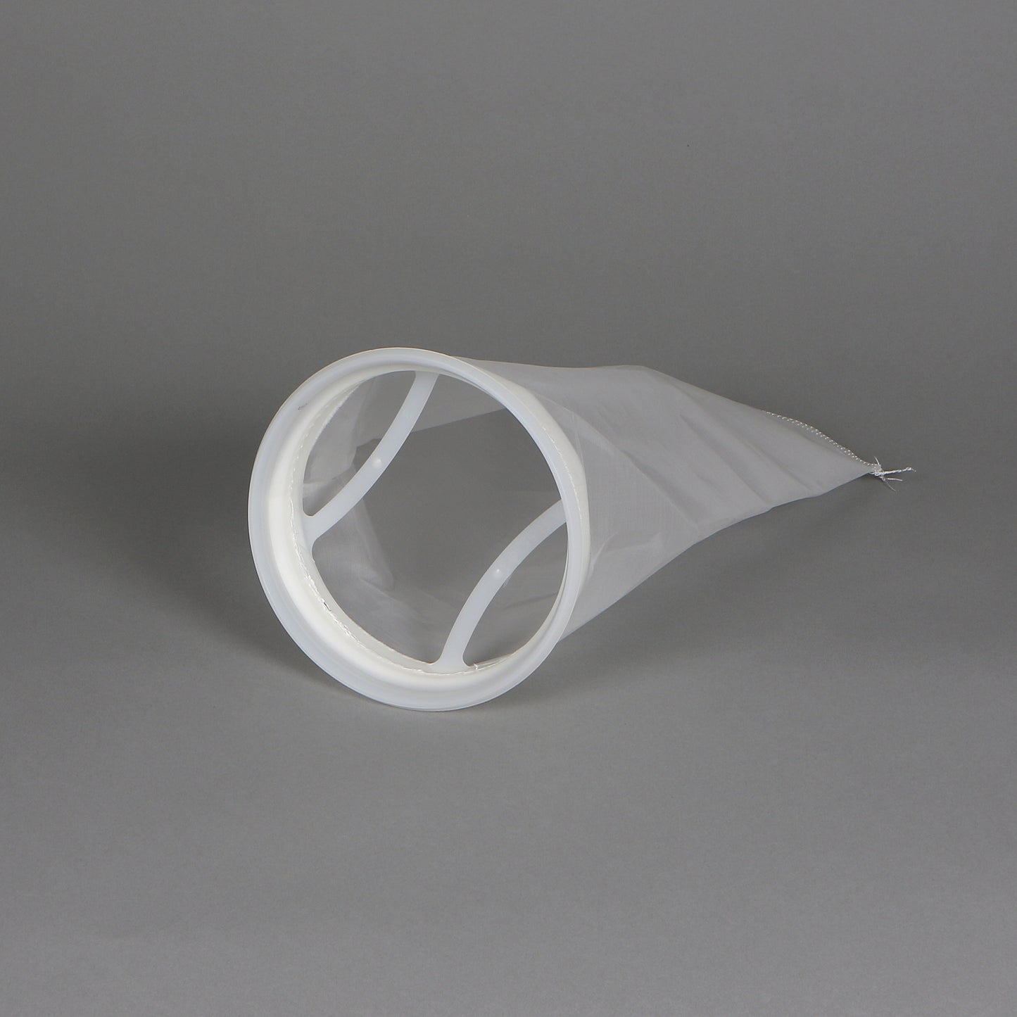 NMO100P2F - Nylon Monofilament, 100 Micron, P2 (7.06"x32"), F Flange, Mesh Filter Sock - PureFlow Filtration Solutions 
