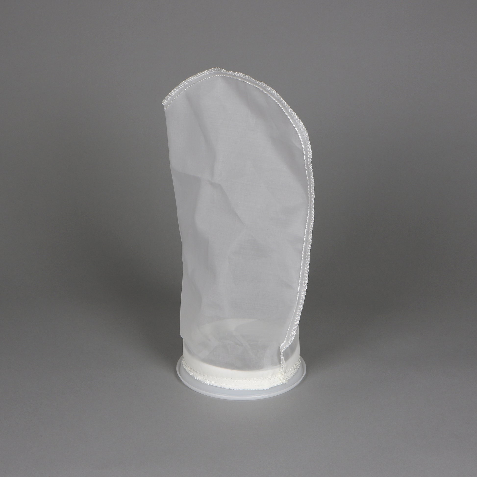 NMO100P2F - Nylon Monofilament, 100 Micron, P2 (7.06"x32"), F Flange, Mesh Filter Sock - PureFlow Filtration Solutions 