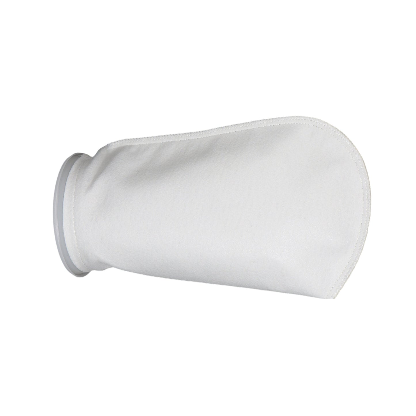 PES100P1F - Polyester Singed, 100 Micron, P1 (7.06"x16.5"), F Flange, Sewn - PureFlow Filtration Solutions